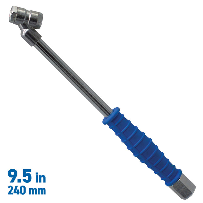 LockNFlate Dual Head Extended Tire Chuck - 9.5 in.