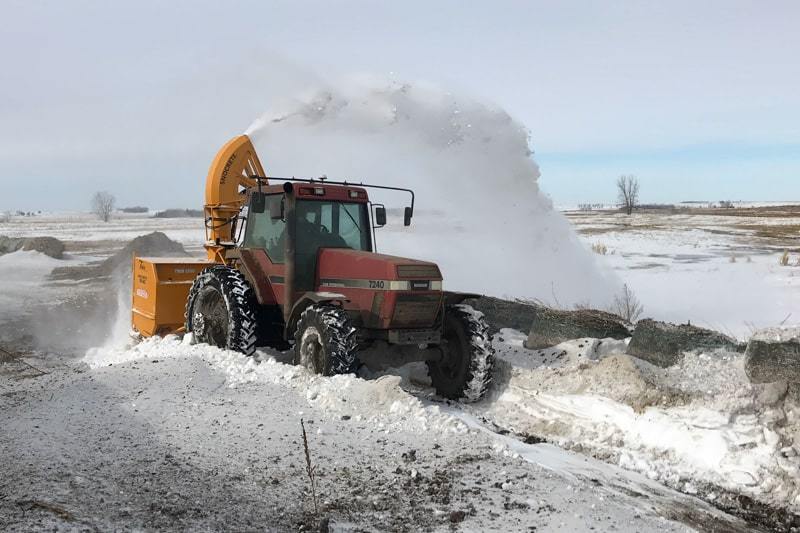 SNOCRETE® PTO DRIVEN SNOWBLOWER