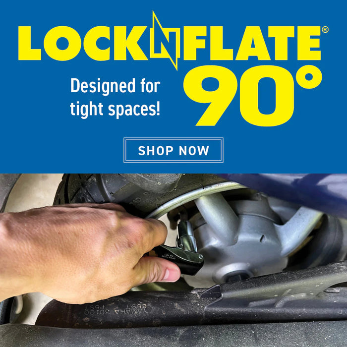 LockNFlate® Air Chuck, 90-Degree