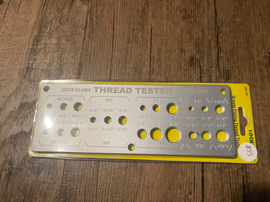 LockNLube Grease Fitting Thread Tester, LNL 132 — Huber Ag Equipment LTD