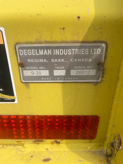 Used 2011 Degelman 9' Wide Degelman 3500 4-way Blade with Silage Rack Extension
