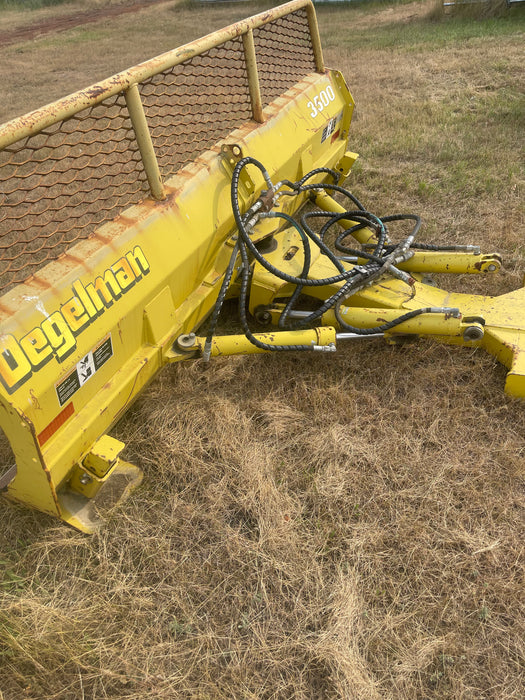 Used 2011 Degelman 9' Wide Degelman 3500 4-way Blade with Silage Rack Extension