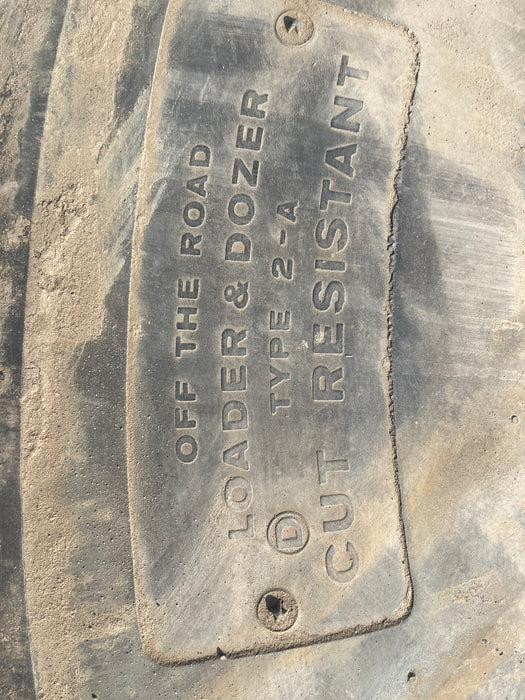 Bridgestone 37.5-39 scraper tire used.