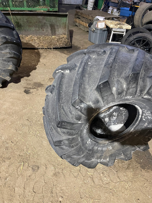 Used Goodyear 21.5R16.1 Implement tires.