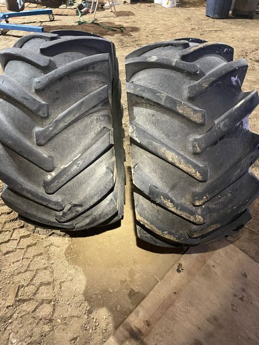Used Goodyear 21.5R16.1 Implement tires.
