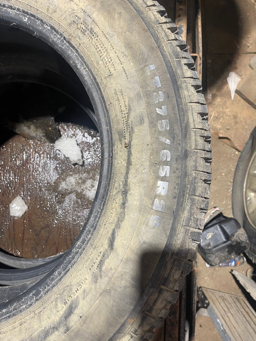 Used Michelin LT275/65R20 Tires