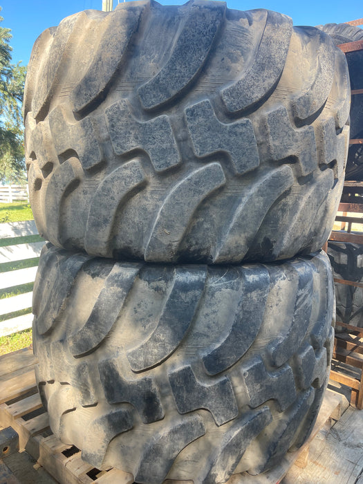 Used Alliance 750/45R22.5 flotation tires.