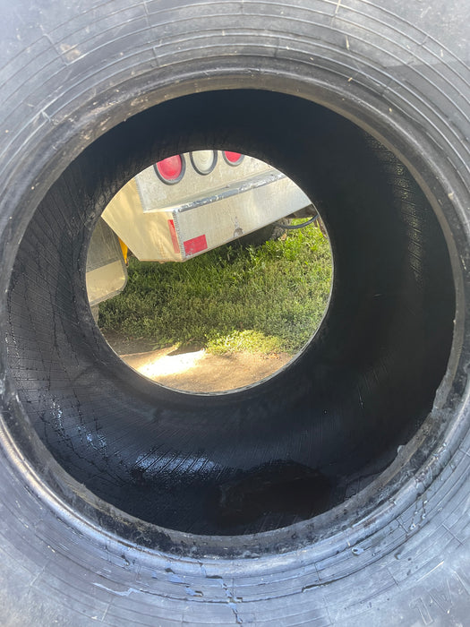 Used Alliance 750/45R22.5 flotation tires.
