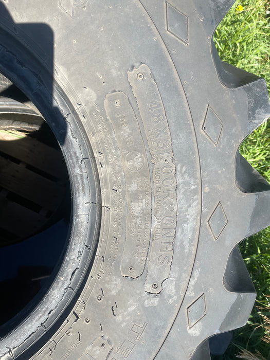Used Good Year 48x31.00R20 flotation tire