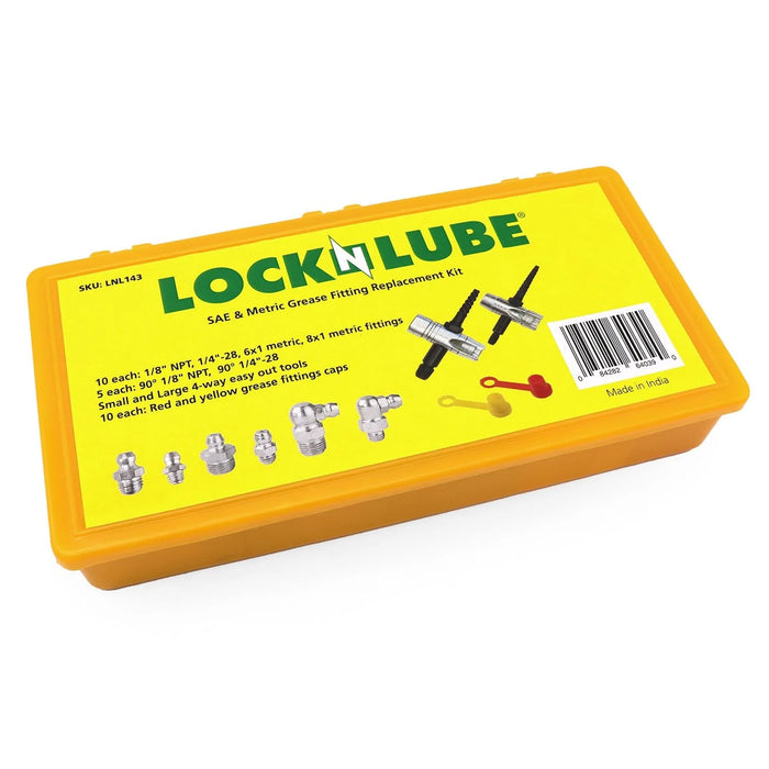 LockNLube Grease Fitting Assortment - LNL142