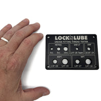 LockNLube Grease Fitting Thread Tester, LNL 132