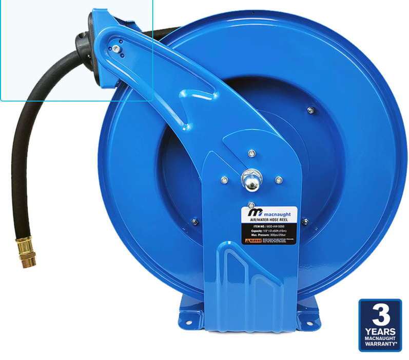 Retractable M3 Industrial Grade Air Water Hose Reel, Standard Retracti —  Huber Ag Equipment LTD