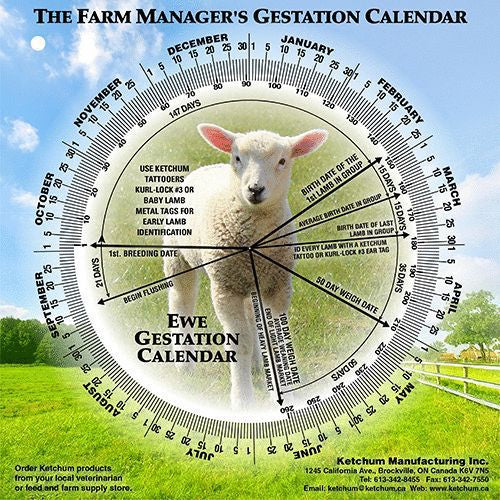 Gestation Wheel Calendars