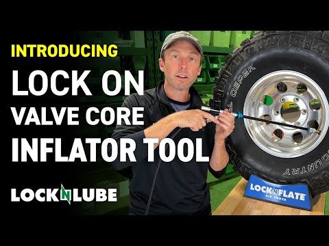 LockNFlate Lock On Valve Core Inflator Tool