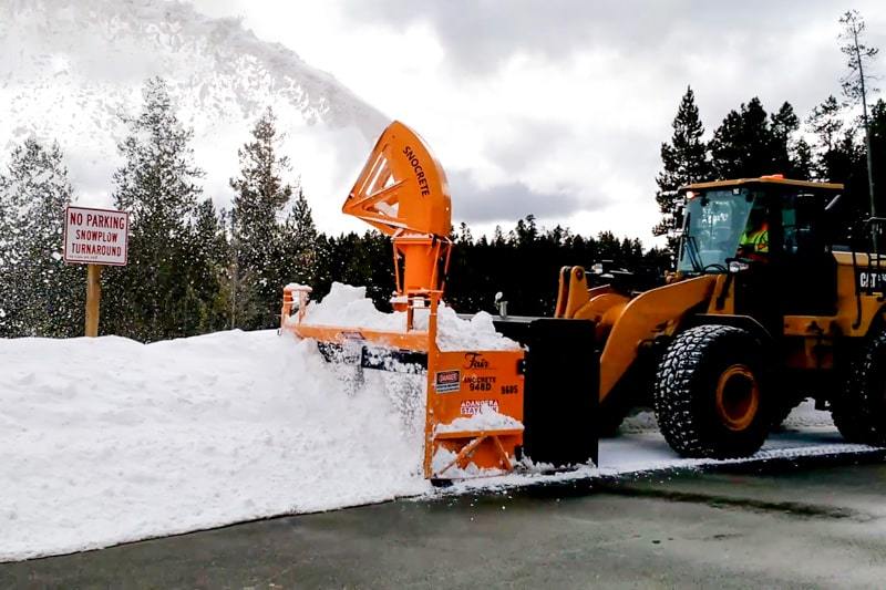 SNOCRETE® LOADER MOUNT SNOW BLOWERS