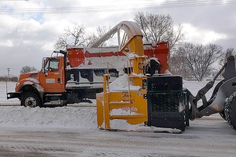 SNOCRETE® LOADER MOUNT SNOW BLOWERS