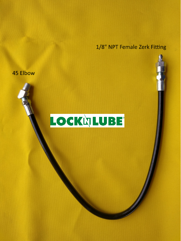 LockNLube Grease Fitting Relocation Kit