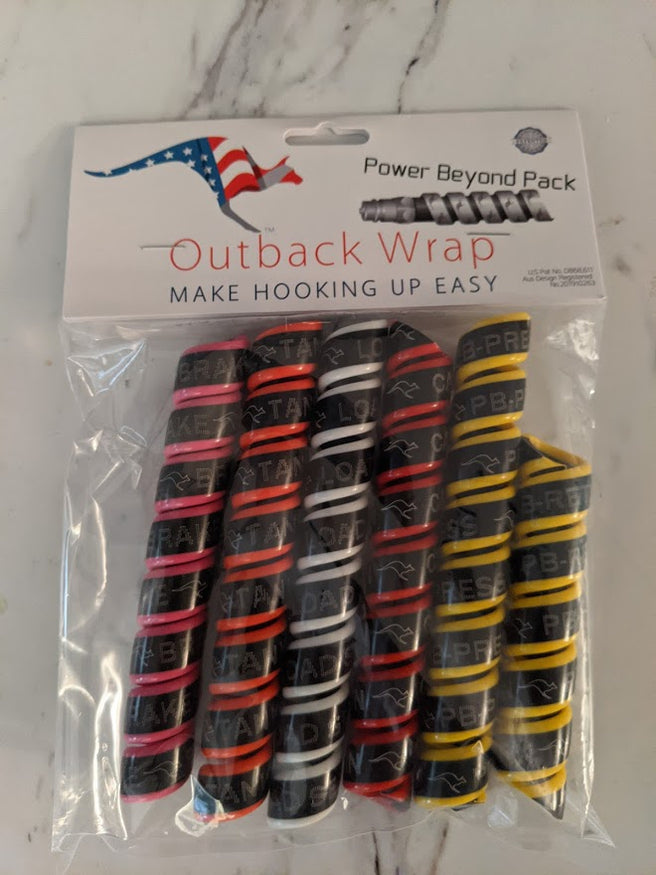 Outback Wrap - Constrictor Hydraulic Hose Management Protector and Tagging Wraps for Outback Wrap - Constrictor Hydraulic Hose Management Protector and Tagging Wraps for