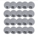 Feedlot Z tags 1-1000 -grey