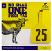 z-tags cows 1 pc printed yellow